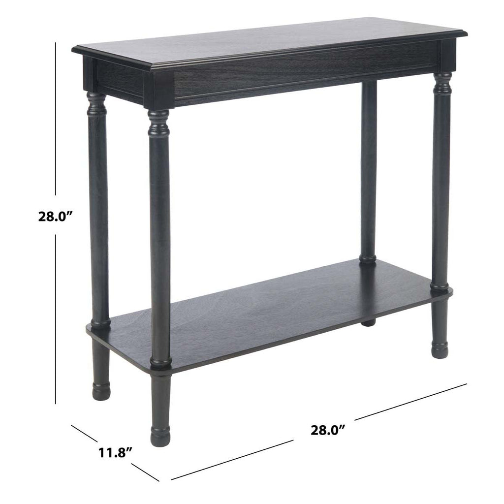Safavieh Tinsley Rectangular Console Table-Black