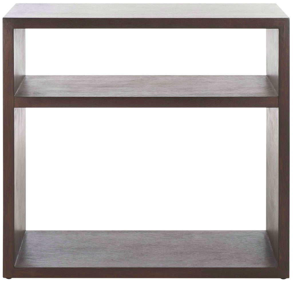 Safavieh Munson 2 Shelf Console Table - Dark Oak