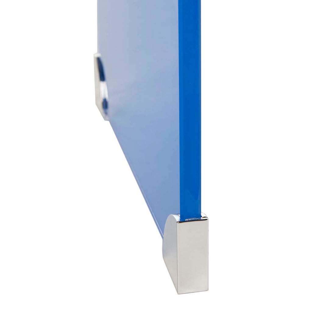 Safavieh Crysta Ombre Glass Console Table - Clear/Blue