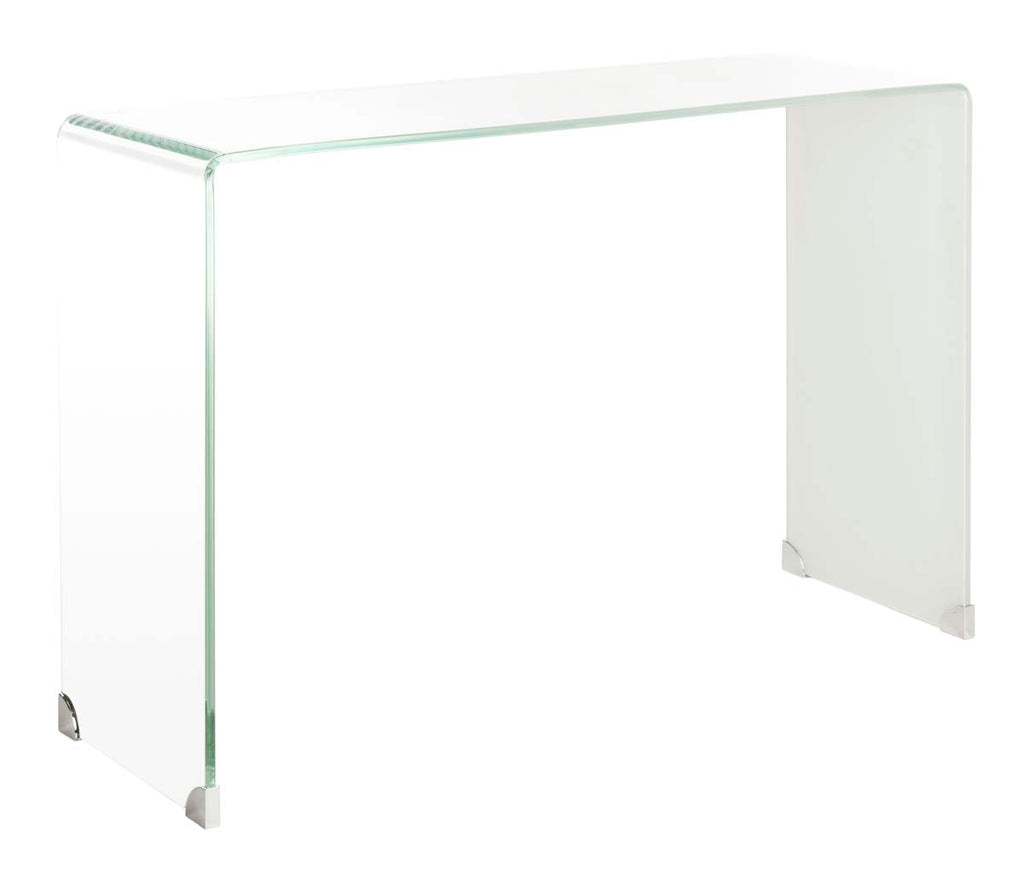 Safavieh Crysta Ombre Glass Console Table - Clear/White