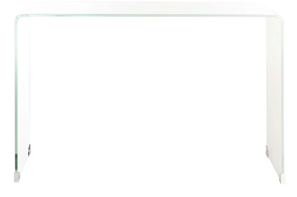 Safavieh Crysta Ombre Glass Console Table - Clear/White