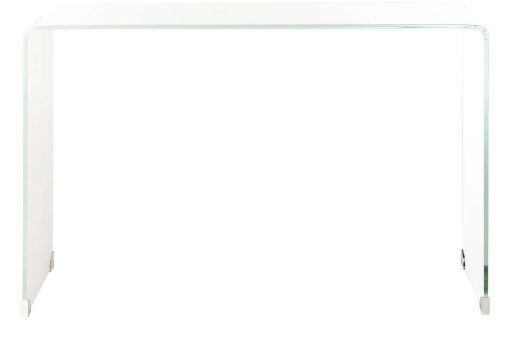 Safavieh Crysta Ombre Glass Console Table - Clear/White