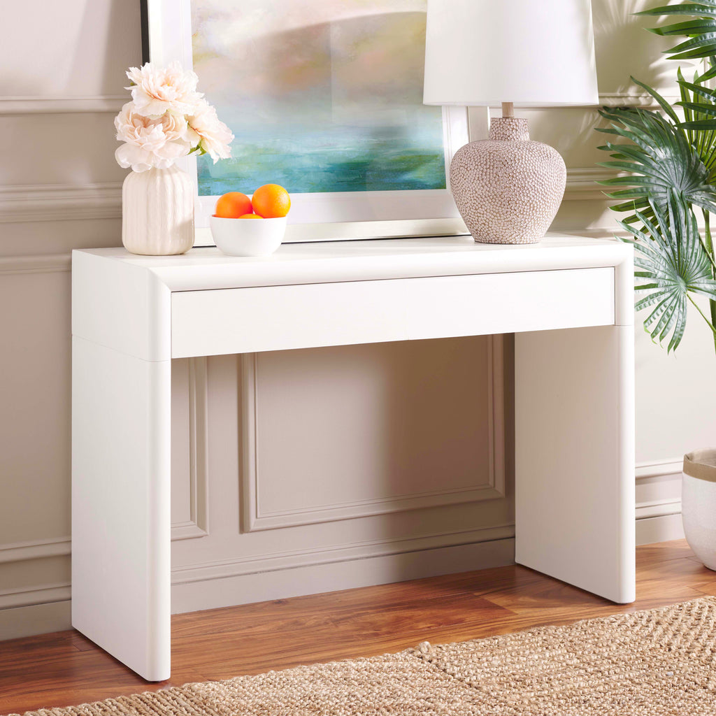 Safavieh Rune Console Table W/ Drawers - Ivory