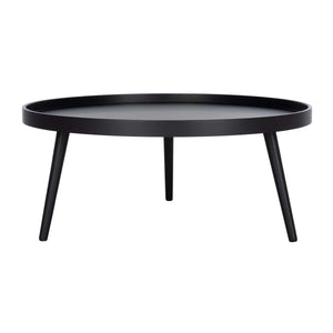 Safavieh Fritz Round Tray Top Coffee Table - Black