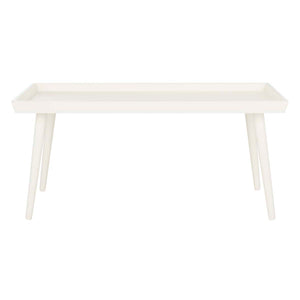 Safavieh Nonie Coffee Table With Tray Top - Antique White