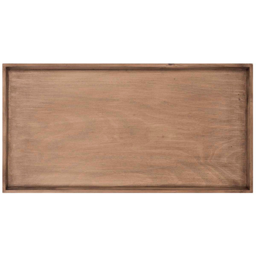 Safavieh Nonie Coffee Table With Tray Top - Chocolate