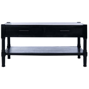 Safavieh Filbert 2 Drawer Coffee Table - Black