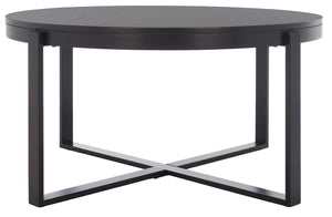 Safavieh Navya Round Coffee Table - Black