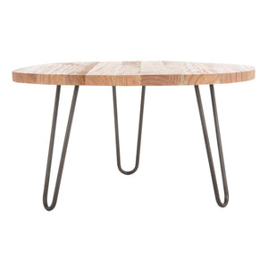 Safavieh Dale Free Edge Coffee Table - Weathered Oak