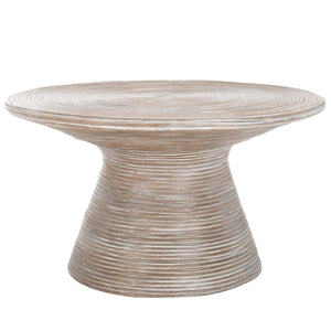 Safavieh Cristina Metal Coffee Table - Grey White Wash