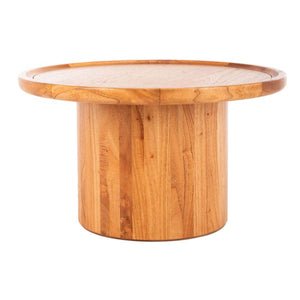 Safavieh Devin Round Pedestal Coffee Table - Natural
