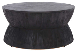 Safavieh Alecto Round Coffee Table - Black