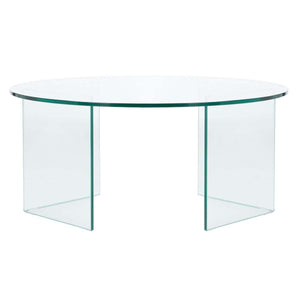 Safavieh Bexon Temp Glass Coffee Table - Clear