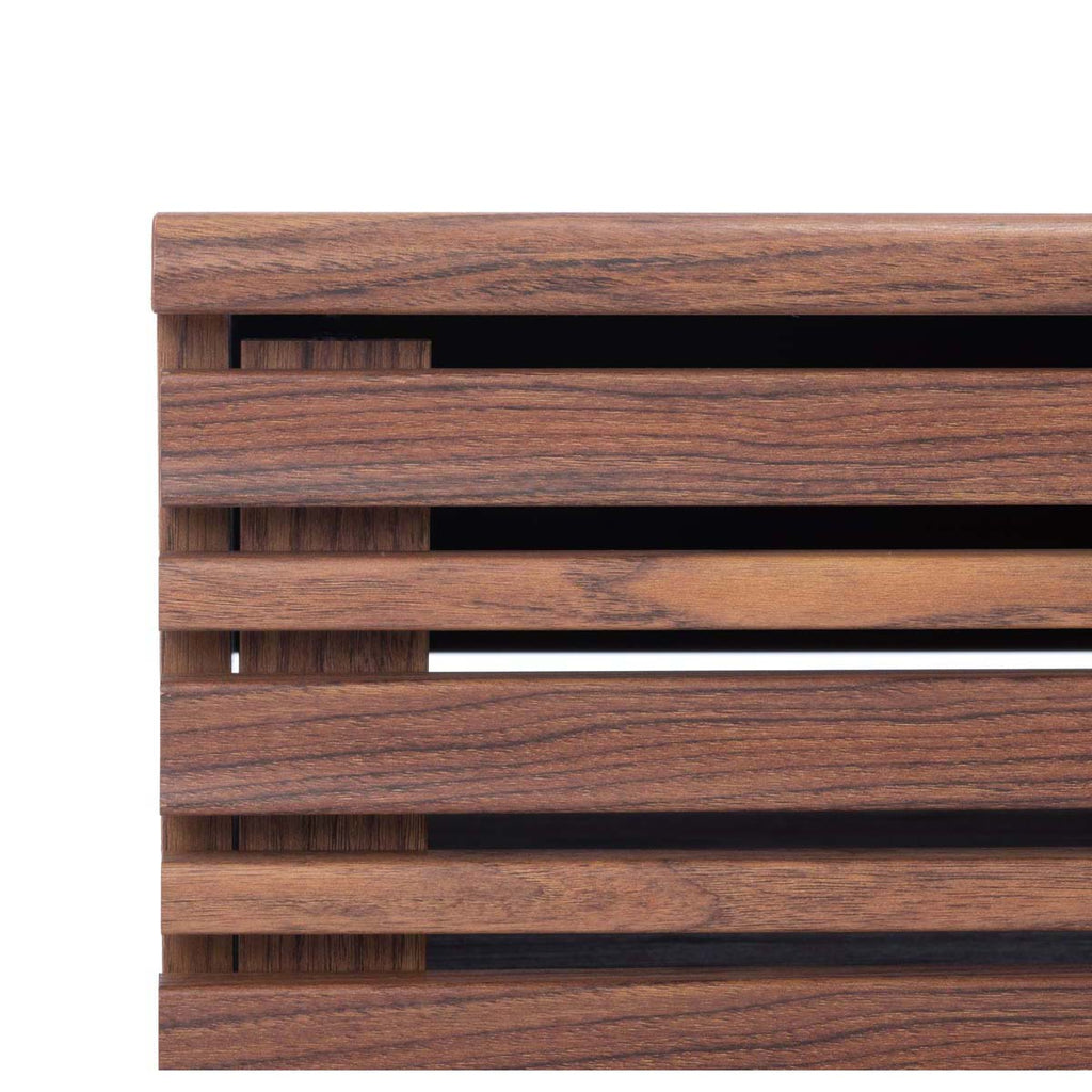 Safavieh Rori 1 Shelf Coffee Table - Walnut