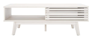 Safavieh Rori 1 Shelf Coffee Table - White