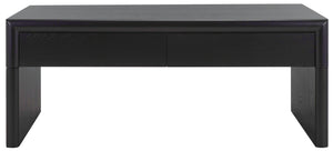 Safavieh Rune Coffee Table W/ Drawers - Black