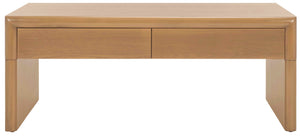 Safavieh Rune Coffee Table W/ Drawers - Sand