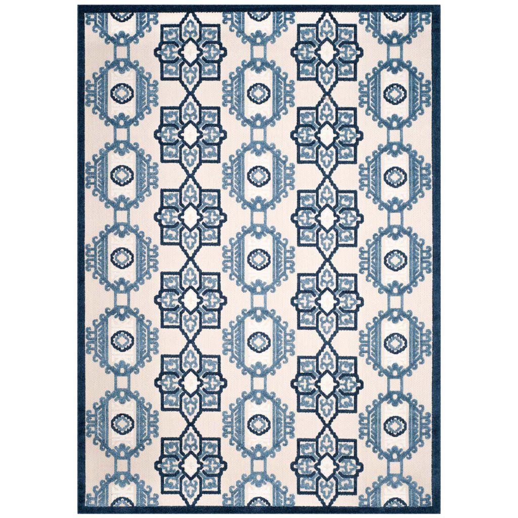 Safavieh Cottage Rug Collection COT923B - Ivory / Blue