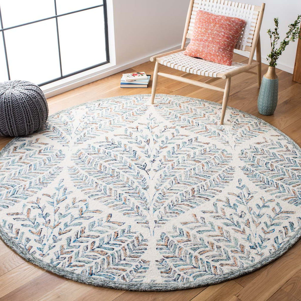 Safavieh Capri Rug Collection CPR208A - Ivory / Blue