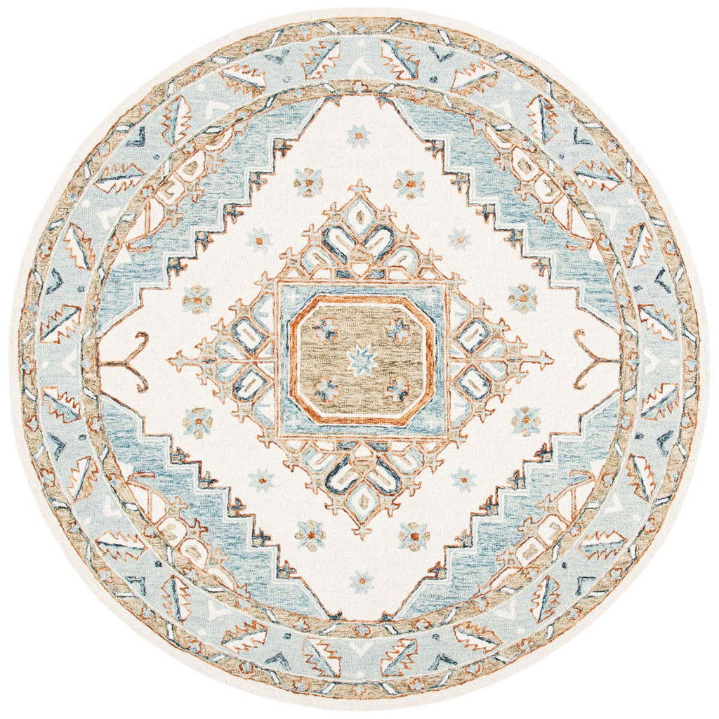 Safavieh Capri Rug Collection CPR209A - Ivory / Rust