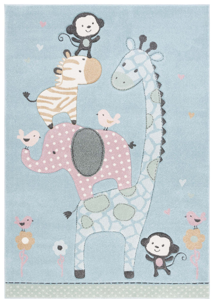 Safavieh Carousel Kids Collection, CRK120K - Blue