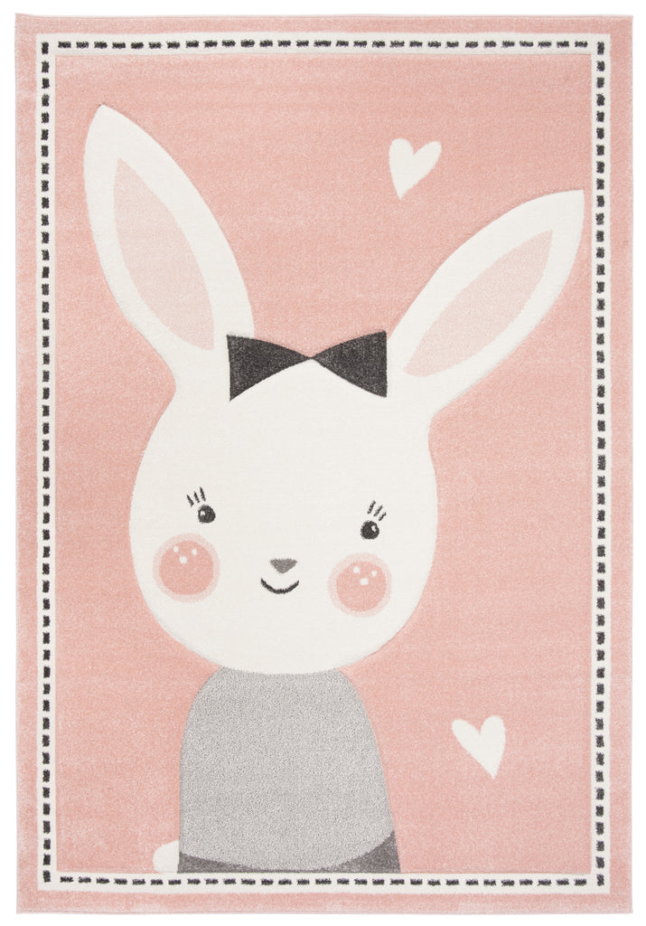 Safavieh Carousel Kids 100 Rug Collection CRK166P - Pink / Ivory