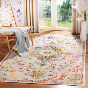 Safavieh Crystal Rug Collection CRS501M - Light Blue / Grey