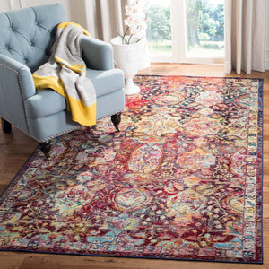 Safavieh Crystal Rug Collection CRS505F - Navy / Orange