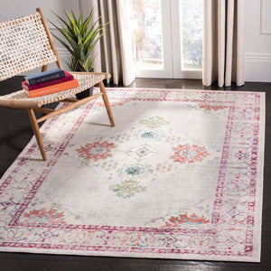 Safavieh Crystal Rug Collection CRS522A - Cream / Grey