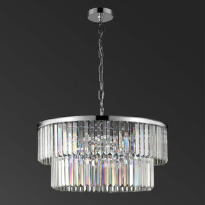 Safavieh Couture Karissa 2 Tier Chandelier - Chrome