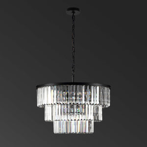 Safavieh Couture Karissa 3 Tier Chandelier - Black