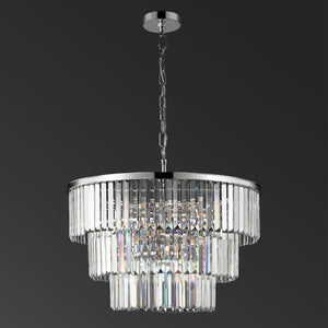 Safavieh Couture Karissa 3 Tier Chandelier - Nickel
