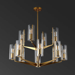 Safavieh Couture Jennica Glass Chandelier - Gold