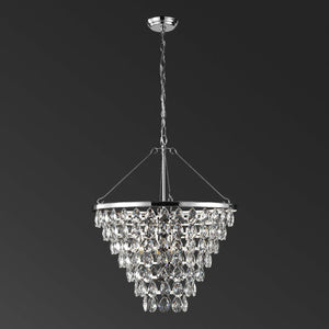 Safavieh Couture Nydia Teardrop Chandelier - Nickel
