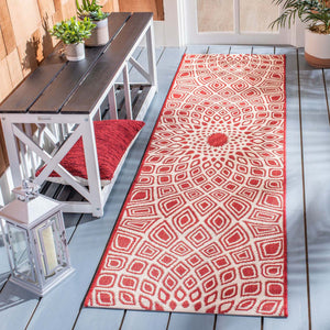 Safavieh Courtyard Rug Collection: CY6616-23821 - Red / Beige
