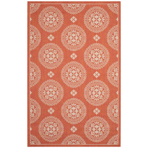 Safavieh Courtyard Rug Collection: CY6716-231 - Terracotta