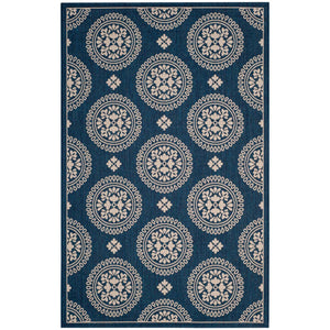 Safavieh Courtyard Rug Collection: CY6716-258 - Navy