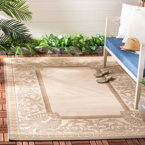 Safavieh Courtyard Rug Collection CY8022-37121 - Aqua / Grey