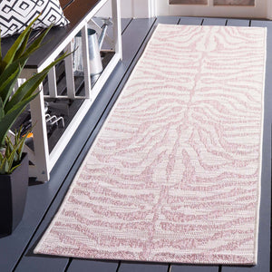 Safavieh Courtyard Rug Collection: CY8444-56212 - Ivory / Pink
