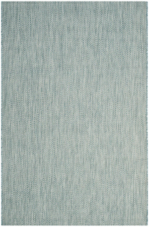 Contemporary Area Rug, CY8521-37121, 160 X 230 cm in Aqua / Grey