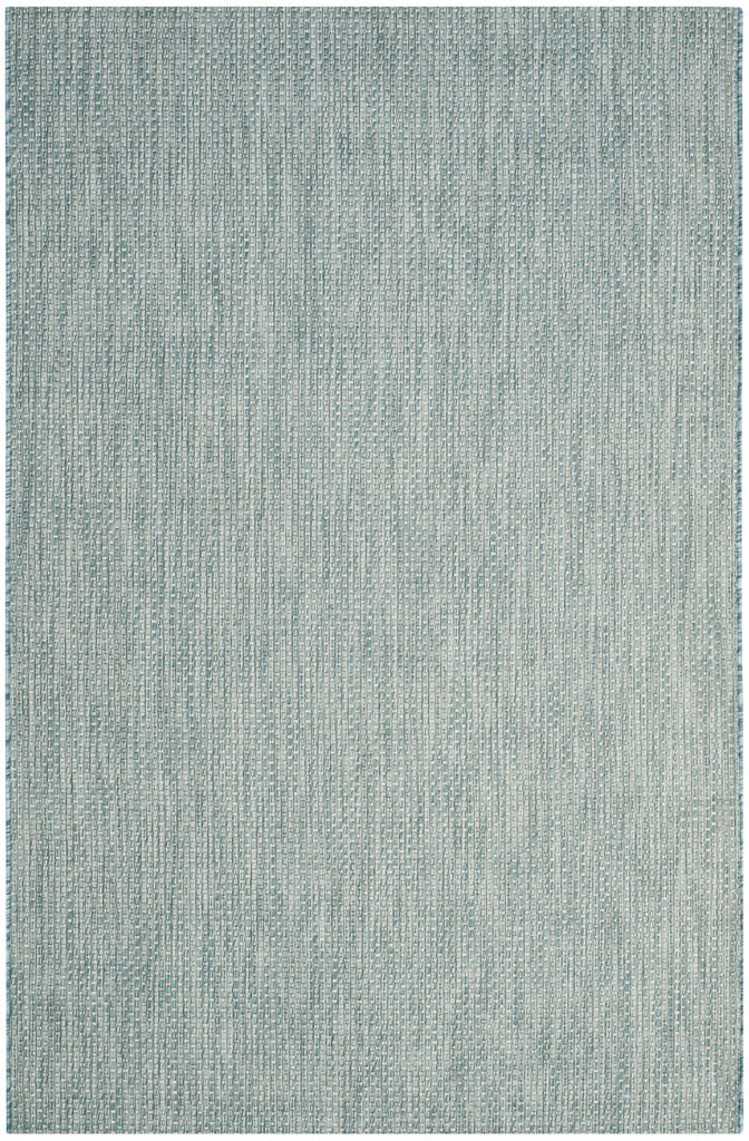 Safavieh Courtyard Rug Collection CY8521-37121 - Aqua / Grey