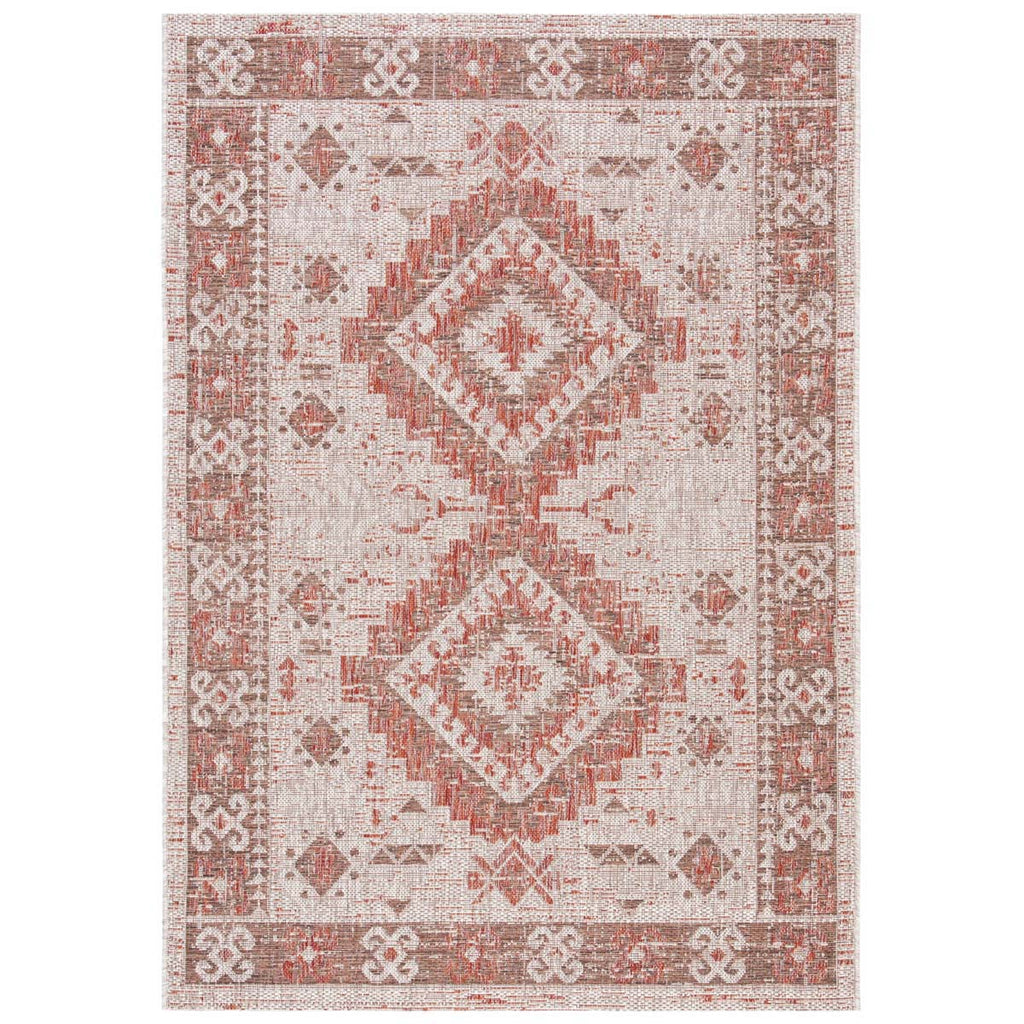 Safavieh Courtyard Rug Collection CY8734-36812 - Light Grey / Blue
