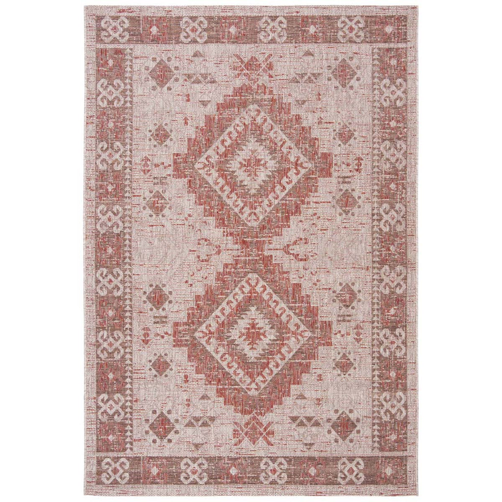Safavieh Courtyard Rug Collection CY8734-36812 - Light Grey / Blue