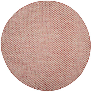 Safavieh Courtyard Rug Collection CY8653-36521 - Rust / Light Grey