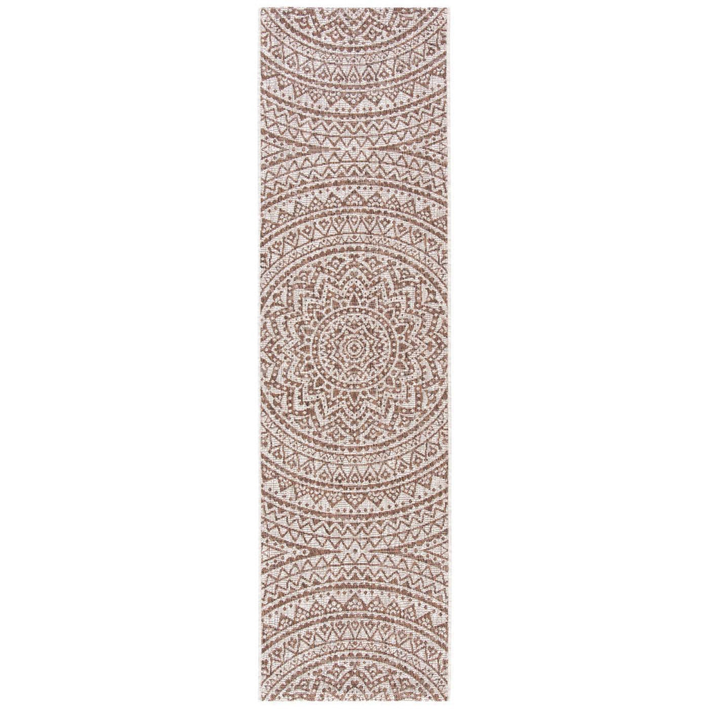 Safavieh Courtyard Rug Collection CY8734-36512 - Light Beige / Terracotta