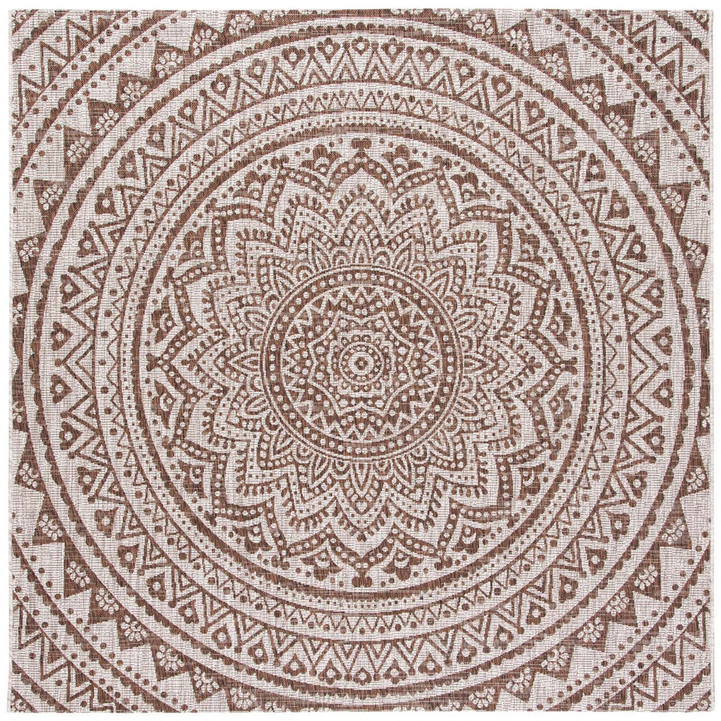 Safavieh Courtyard Rug Collection CY8734-36512 - Light Beige / Terracotta