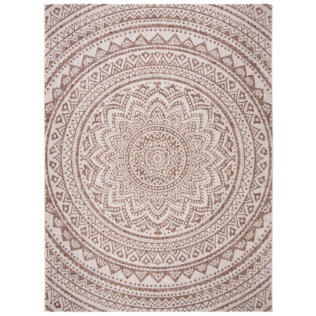 Safavieh Courtyard Rug Collection CY8734-36512 - Light Beige / Terracotta