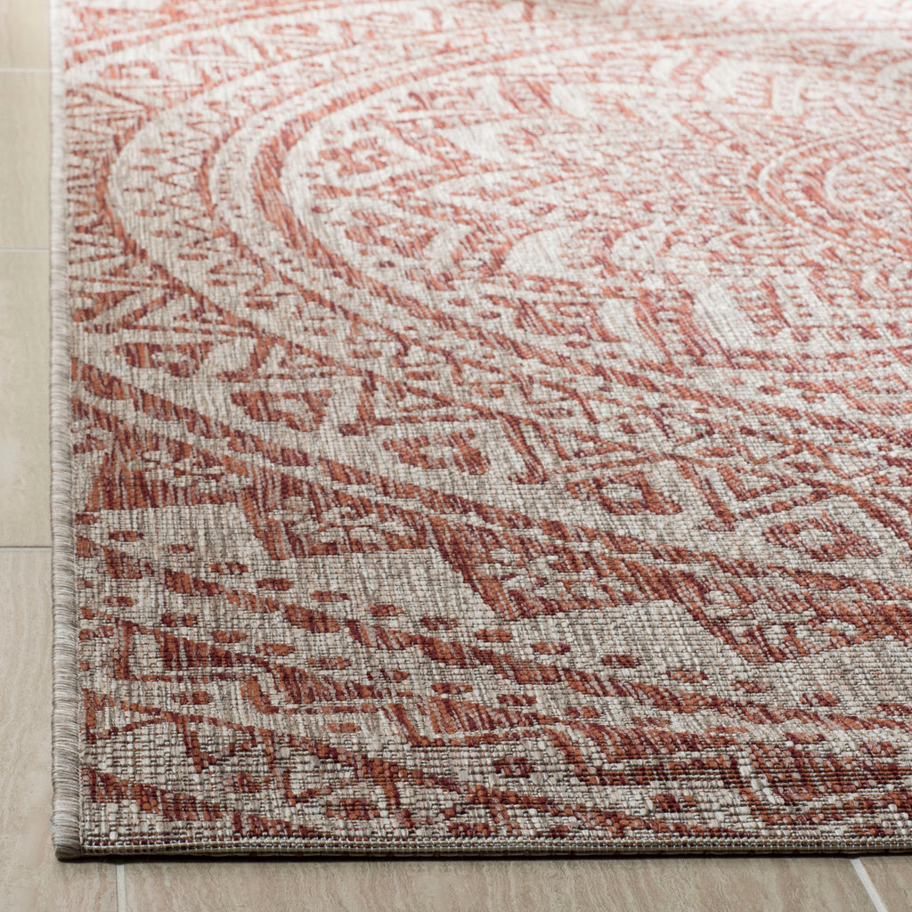 Safavieh Courtyard Rug Collection CY8734-36512 - Light Beige / Terracotta