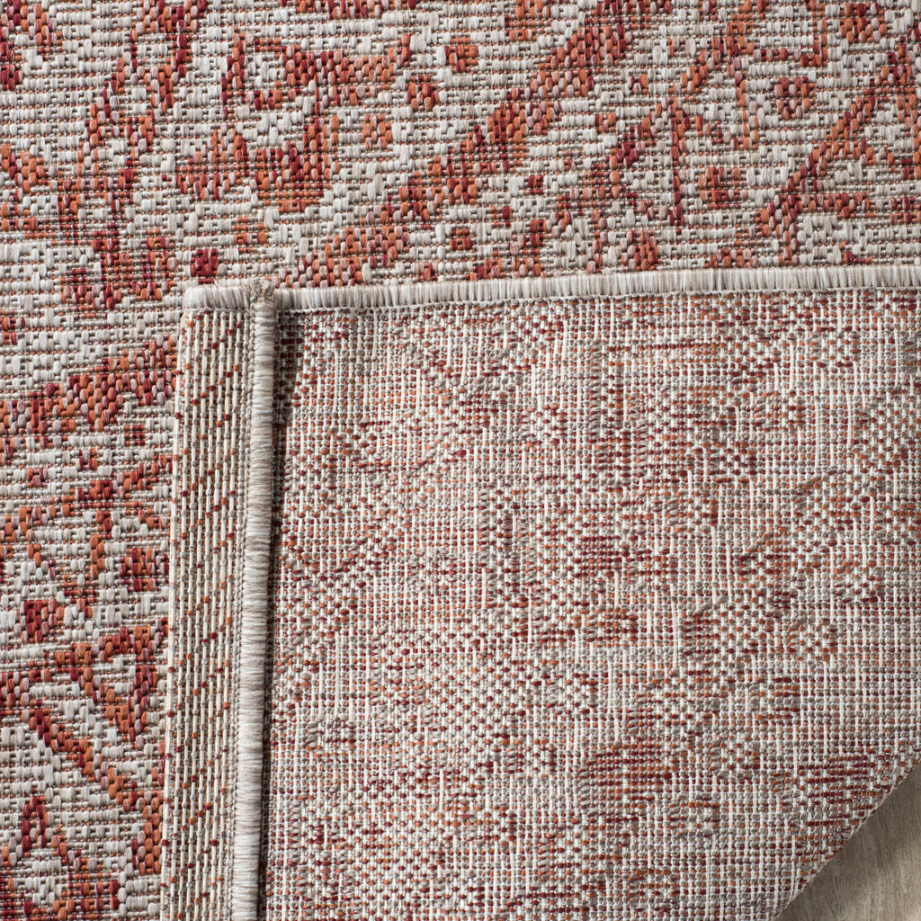 Safavieh Courtyard Rug Collection CY8734-36512 - Light Beige / Terracotta