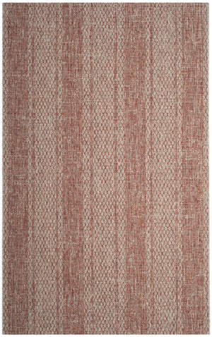 Contemporary Area Rug, CY8736-36512, 160 X 230 cm in Light Beige / Terracotta